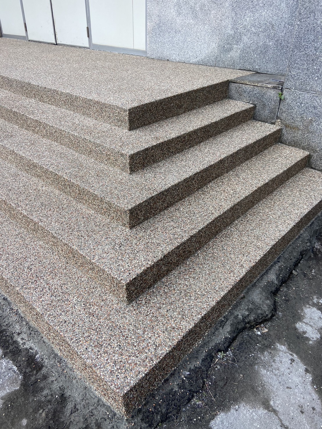 尖石公園抿石工程